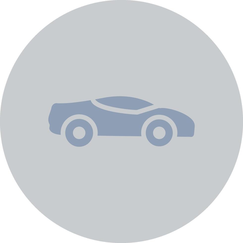 Sports Car Creative Icon Design vector