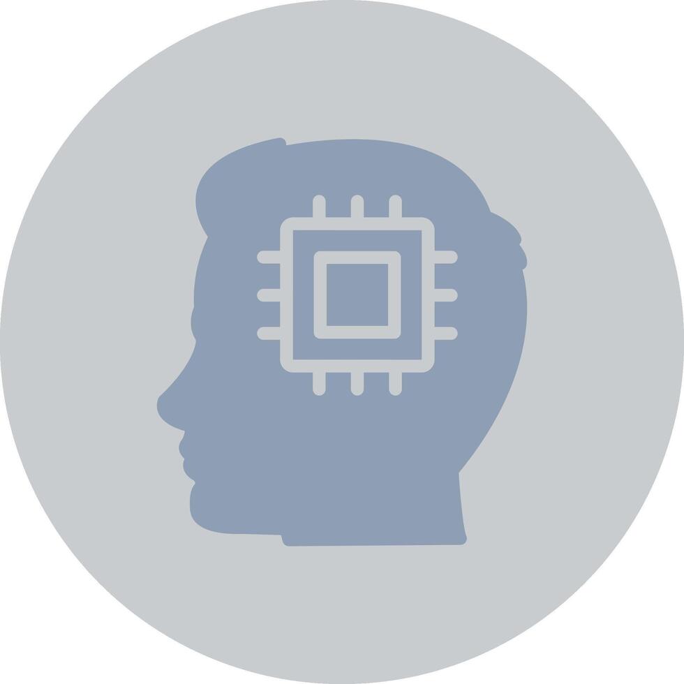 Human Processor Creative Icon Design vector