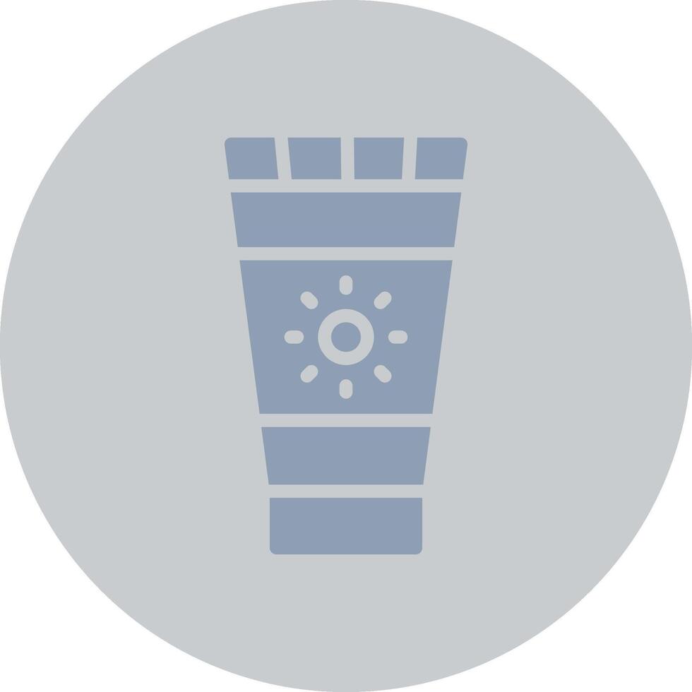 Sunscreen Creative Icon Design vector