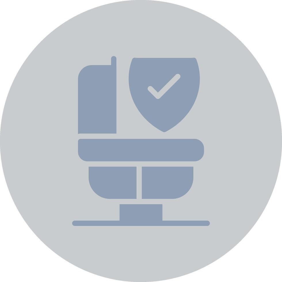 Bathroom Safety Creative Icon Design vector