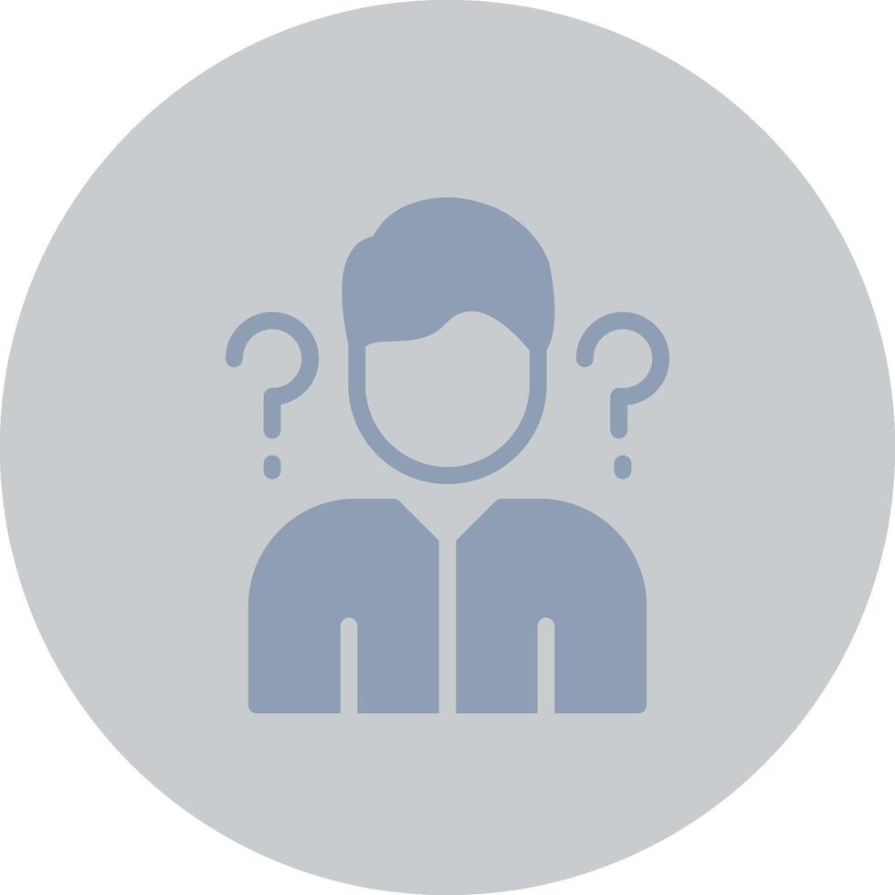 Uncertainty Creative Icon Design vector