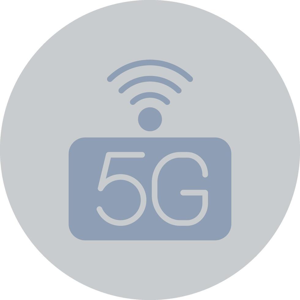 5G Network Creative Icon Design vector