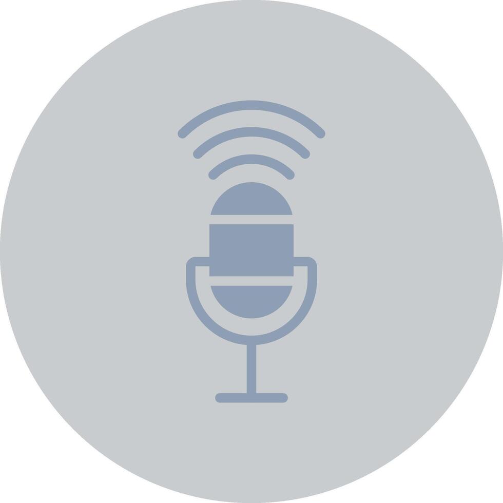 Voice Control Creative Icon Design vector