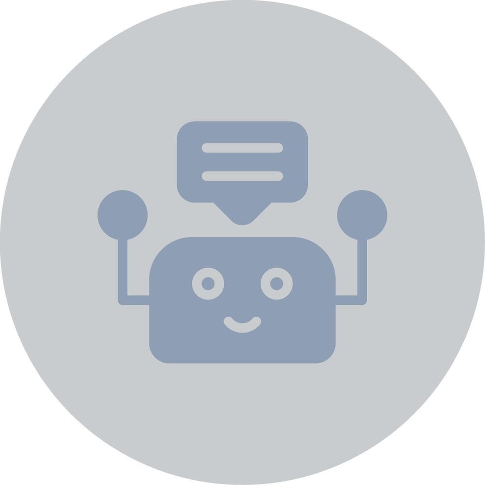 Chatbot Creative Icon Design vector