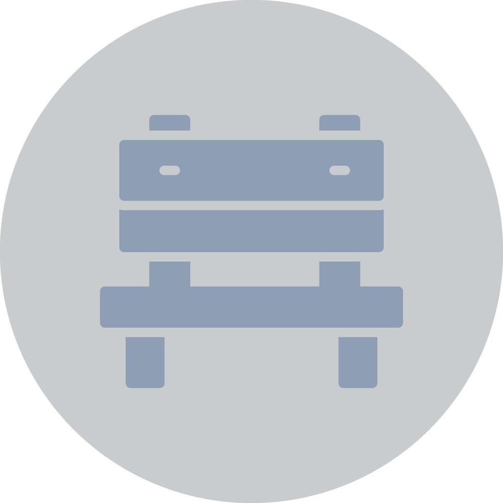 Bench Creative Icon Design vector