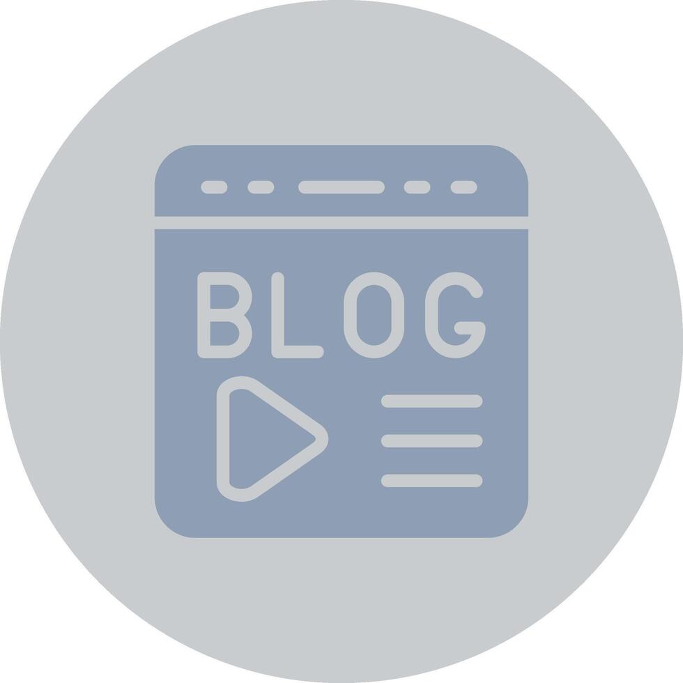 Blogging Creative Icon Design vector