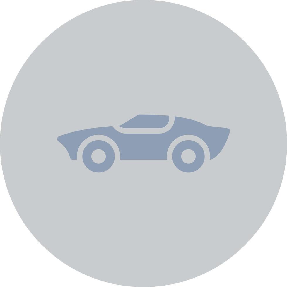 Sports Car Creative Icon Design vector