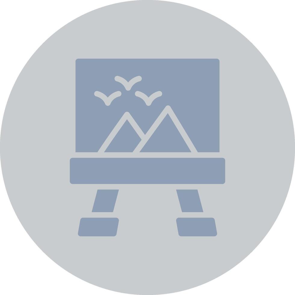 Canvas Creative Icon Design vector