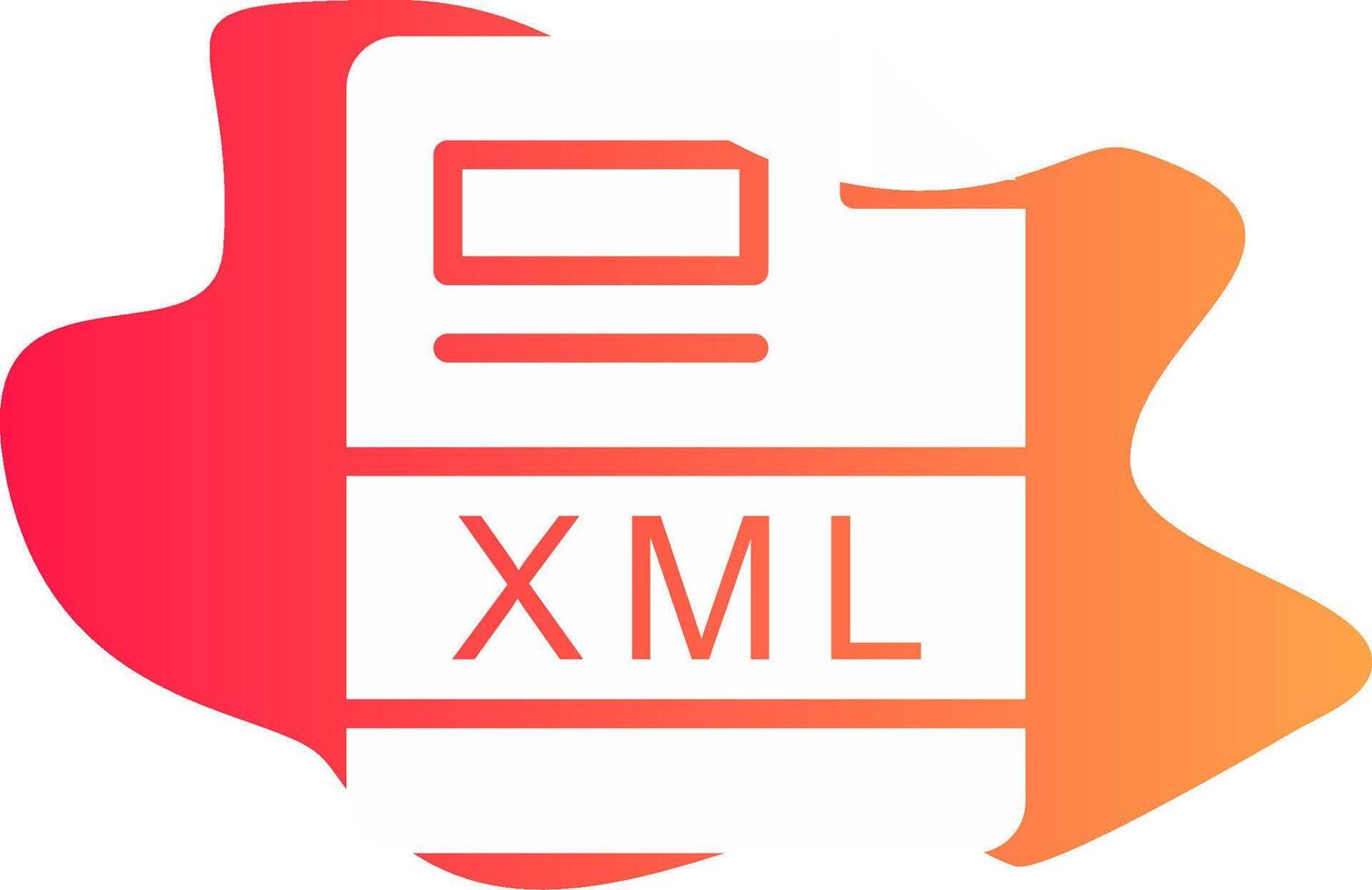 XML Creative Icon Design vector
