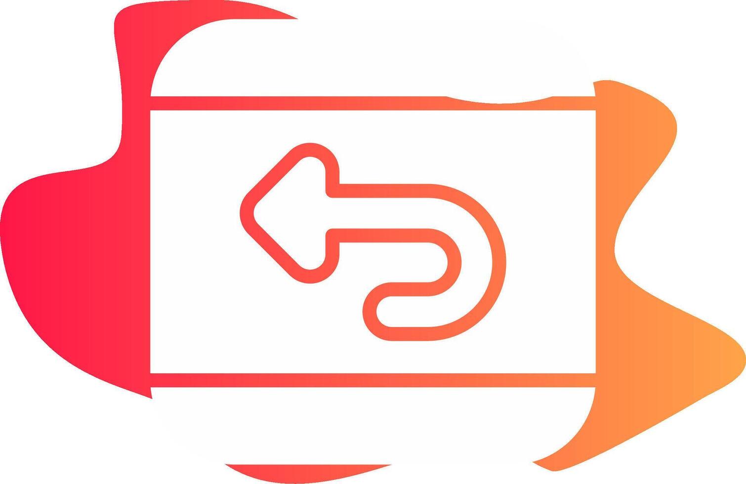 Undo Creative Icon Design vector