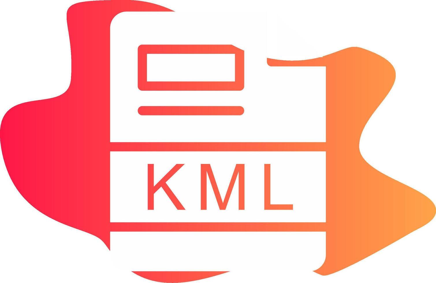 KML Creative Icon Design vector