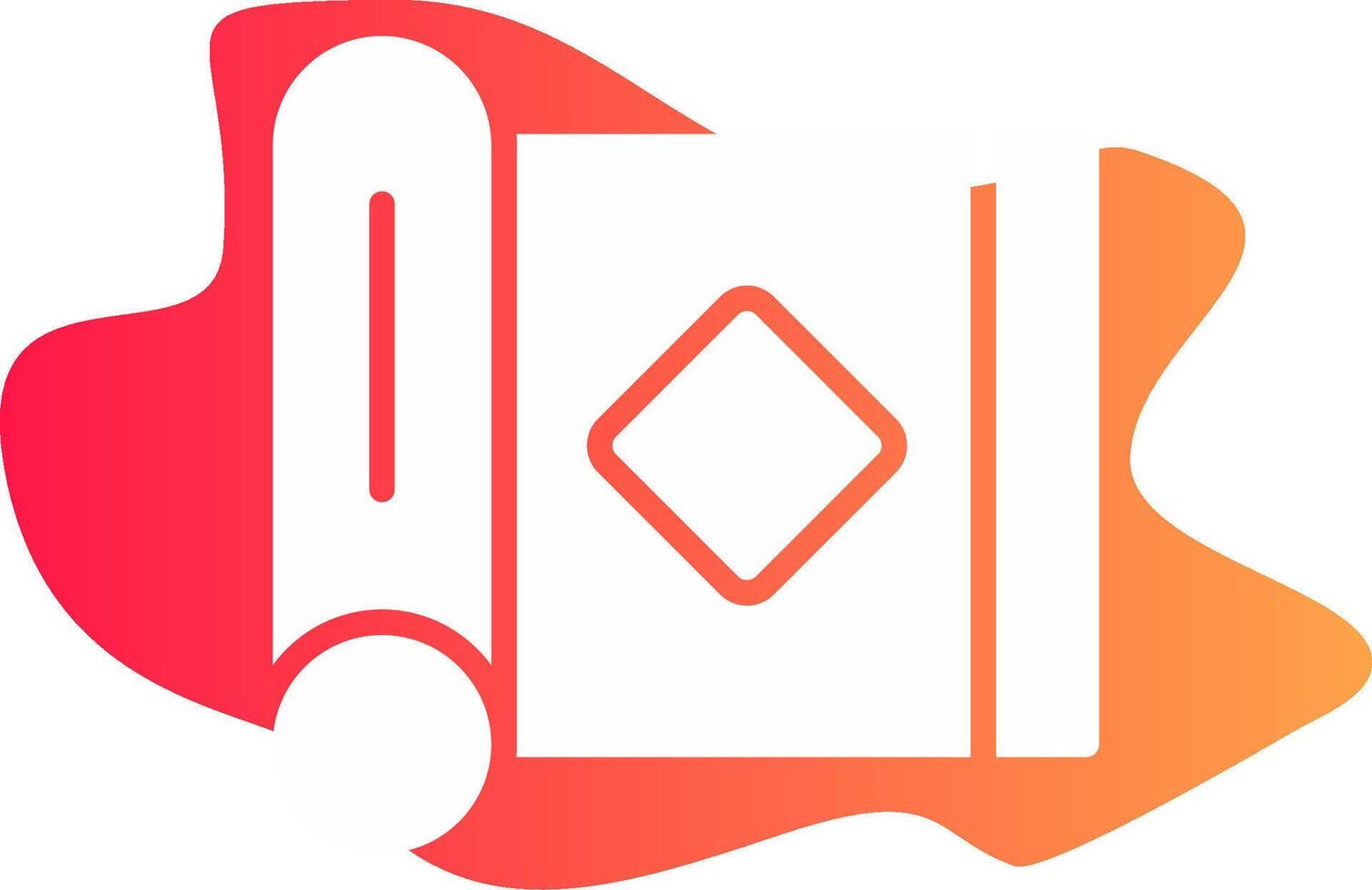 Yoga Mat Creative Icon Design vector