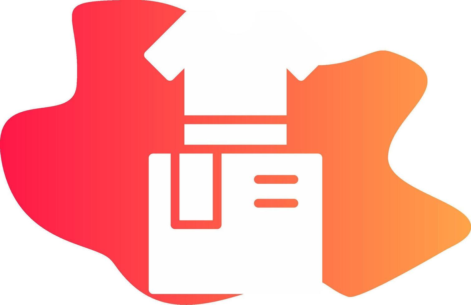 Clothes Box Creative Icon Design vector