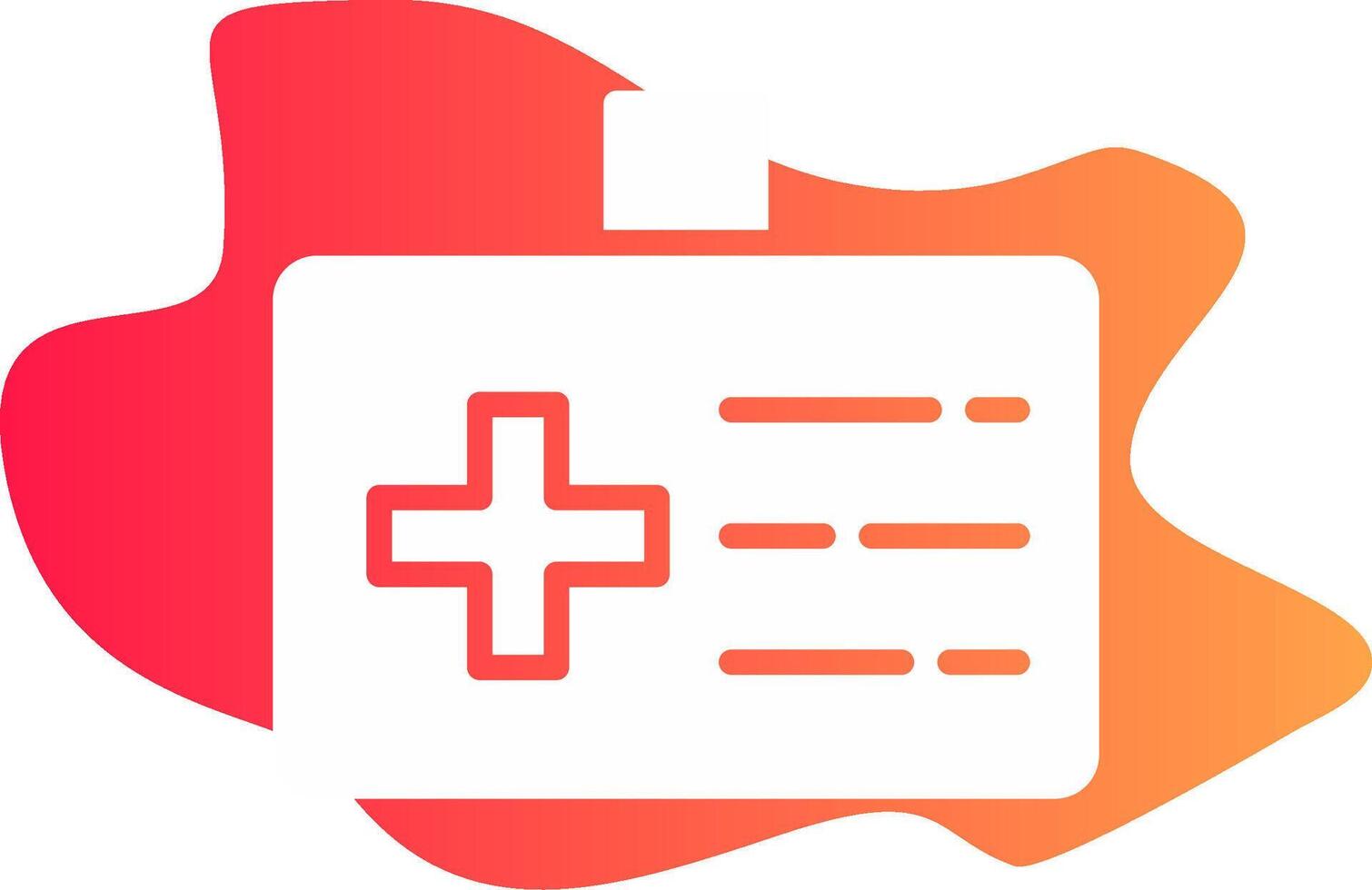 Health Card Creative Icon Design vector