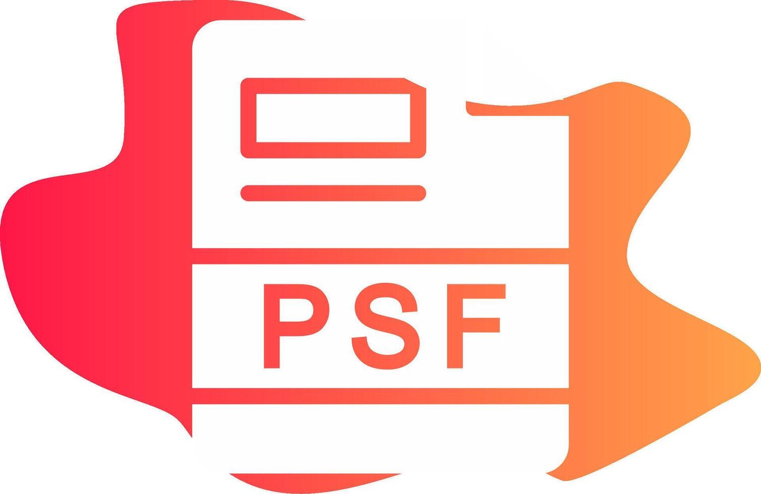 PSF Creative Icon Design vector