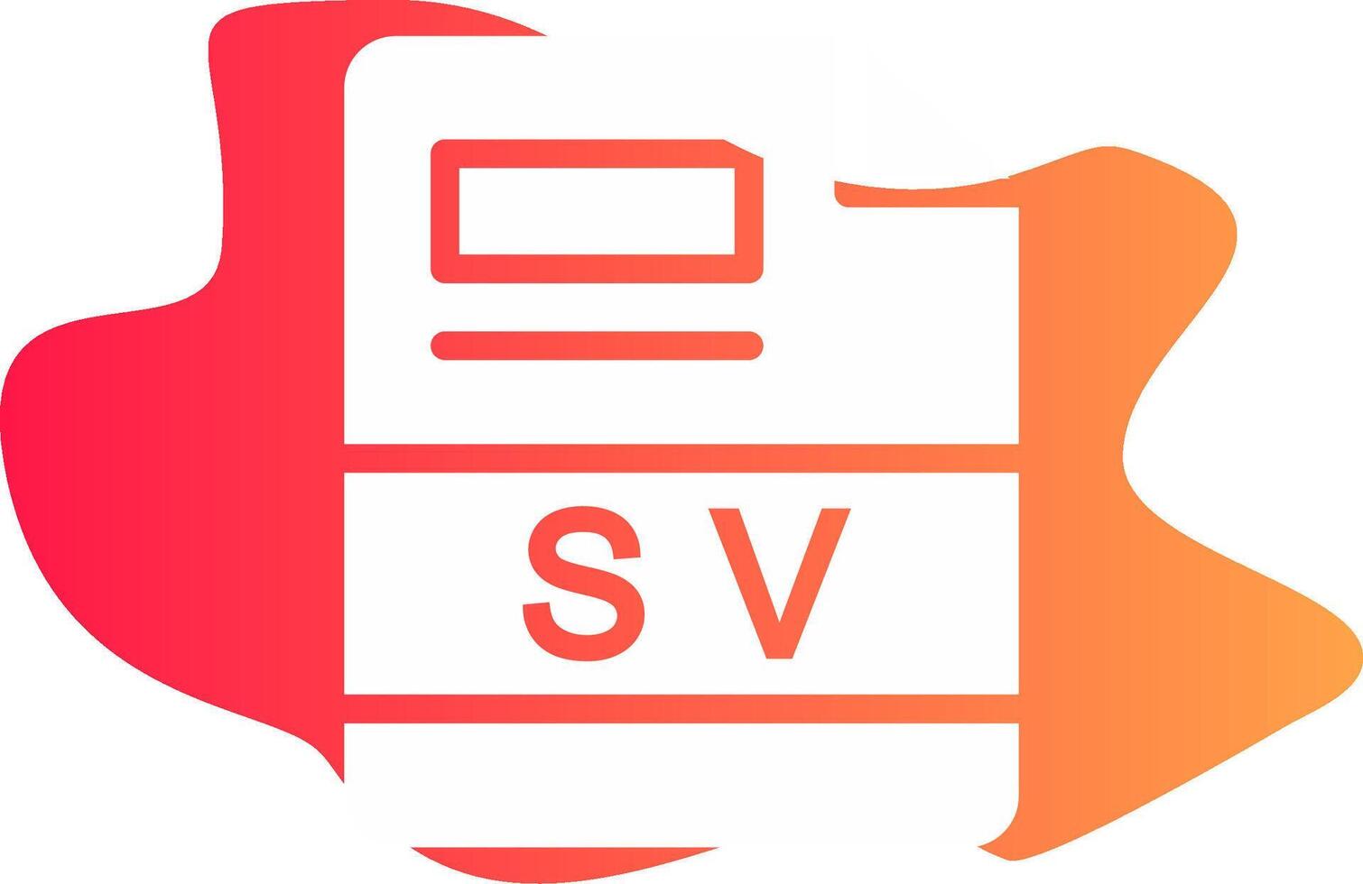 sv creativo icono diseño vector