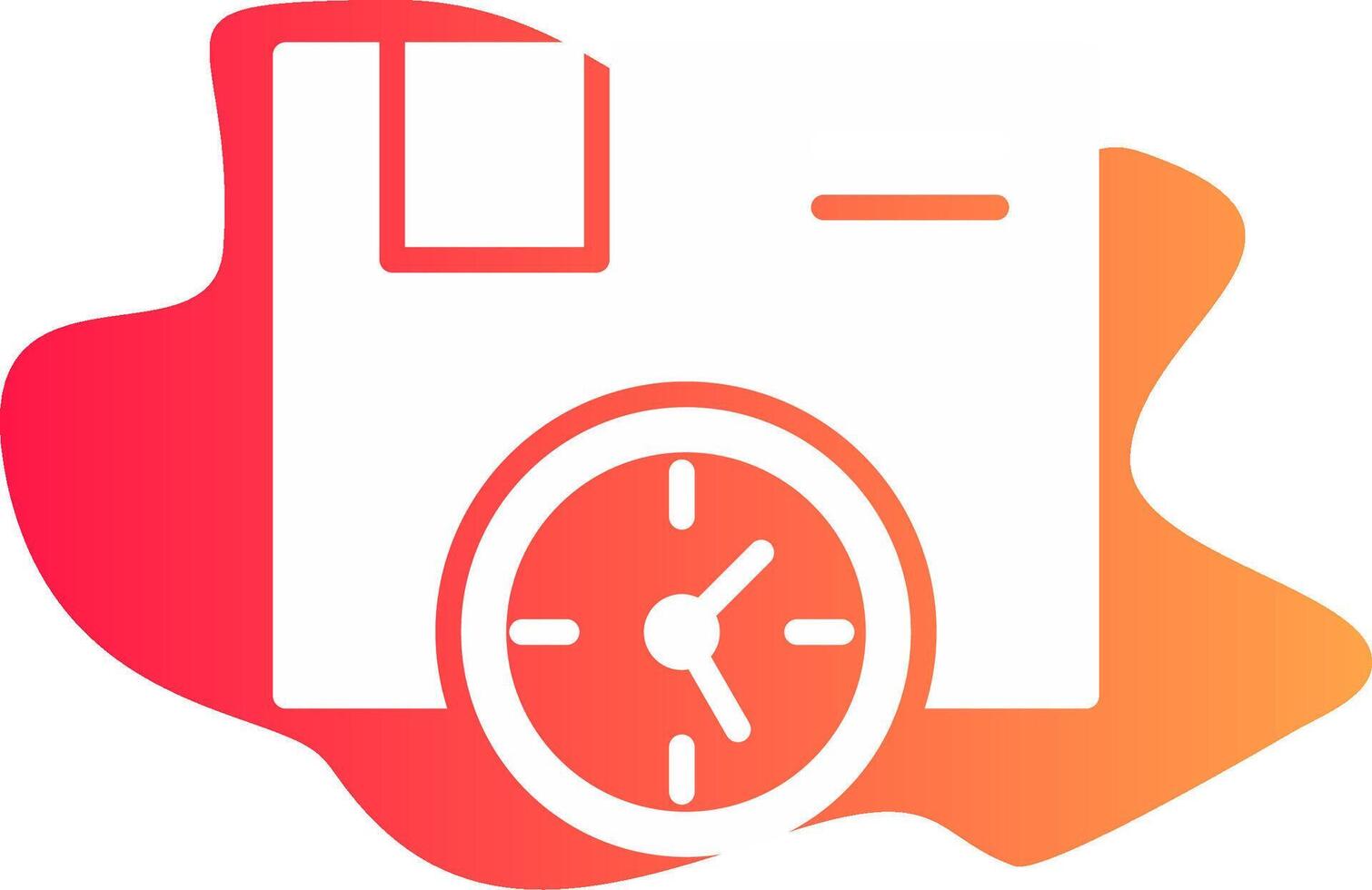 Delivery Time Creative Icon Design vector