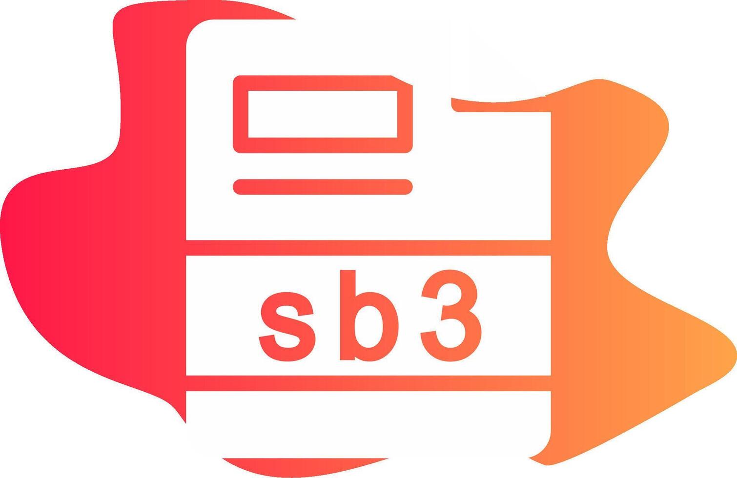 sb3 Creative Icon Design vector