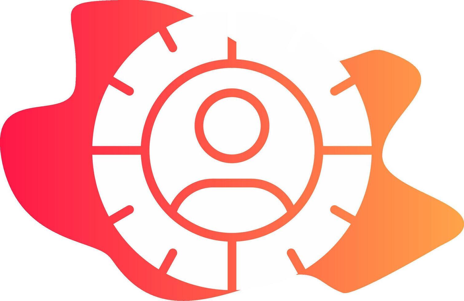 Target Audience Creative Icon Design vector