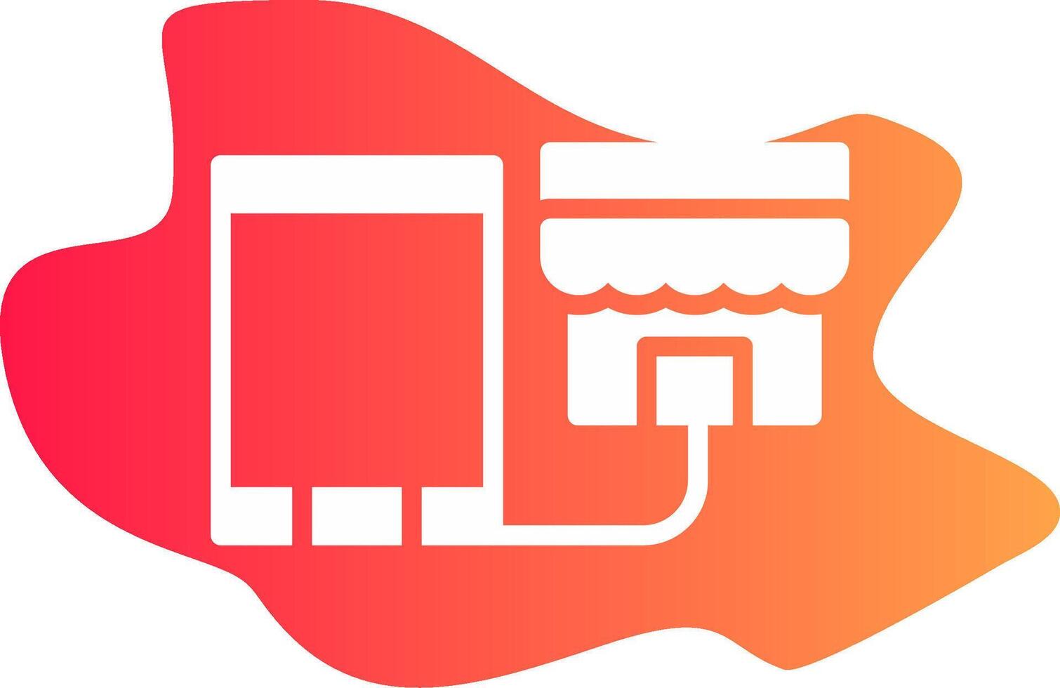Showrooming Creative Icon Design vector