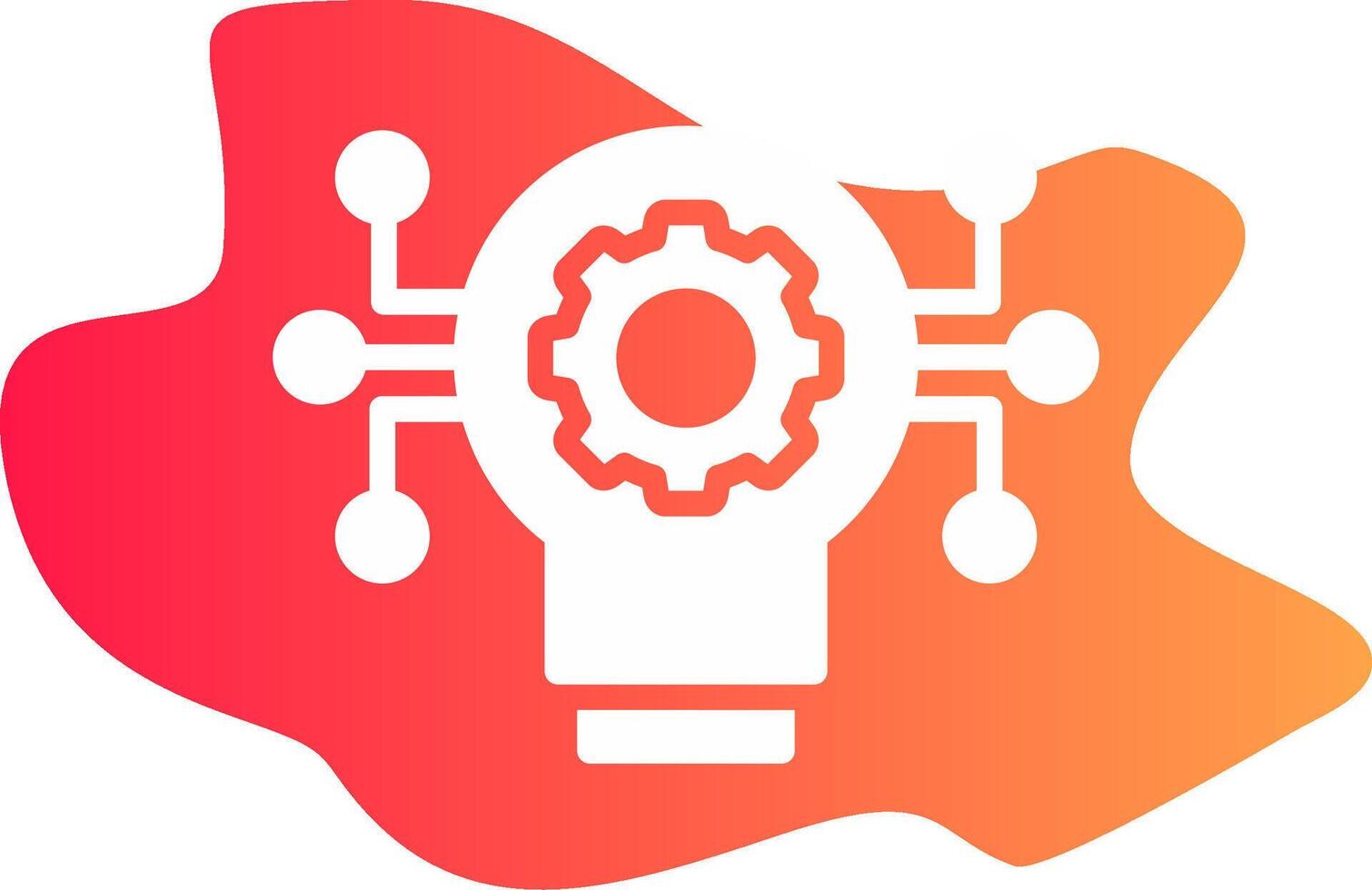 Technology Disruption Creative Icon Design vector