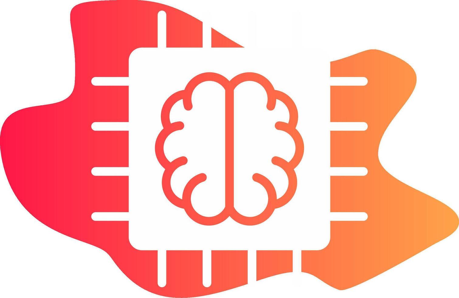 Super Brain Creative Icon Design vector