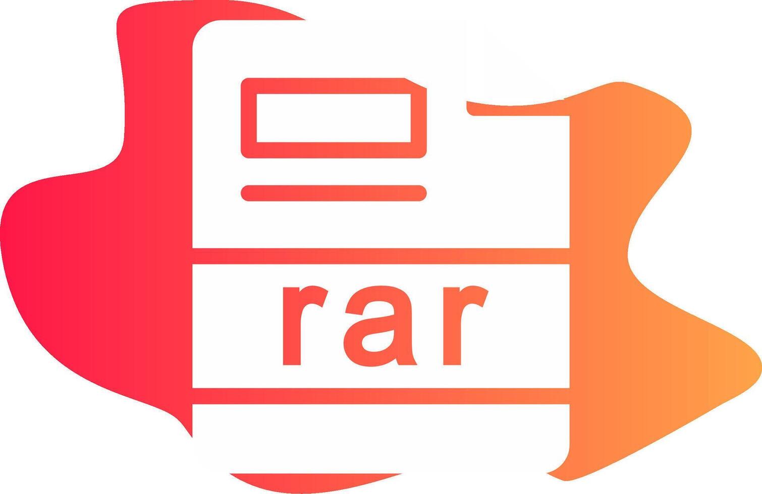 rar Creative Icon Design vector