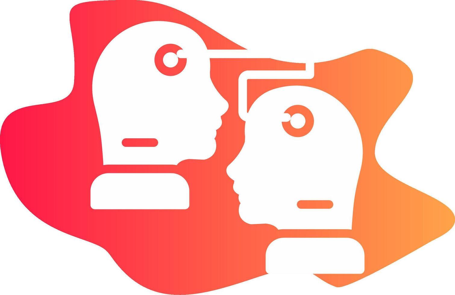 Telepathy Creative Icon Design vector