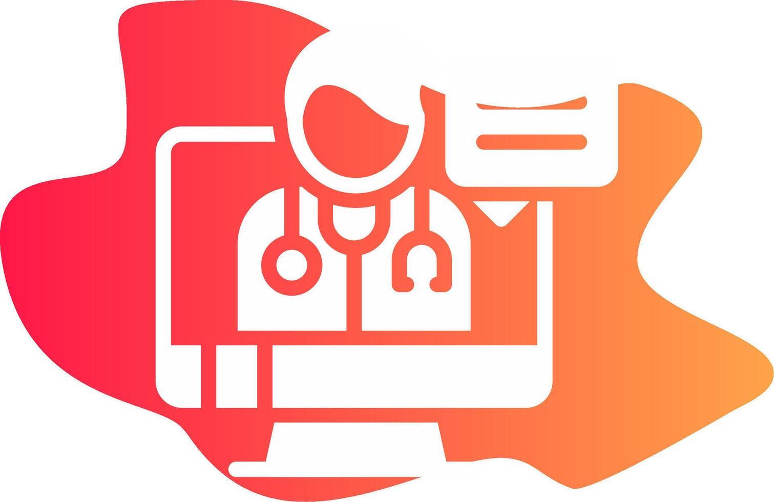 Telemedicine Creative Icon Design vector
