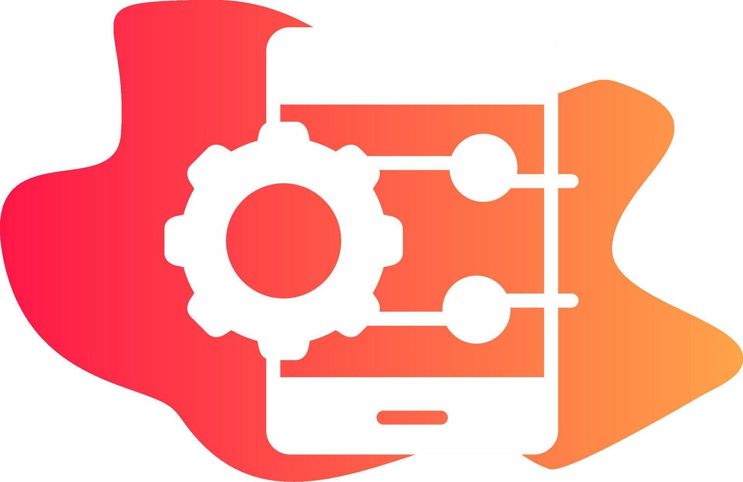 Project Management App Creative Icon Design vector