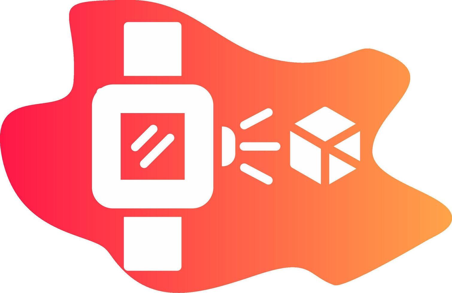 Holo Smart Watch Creative Icon Design vector