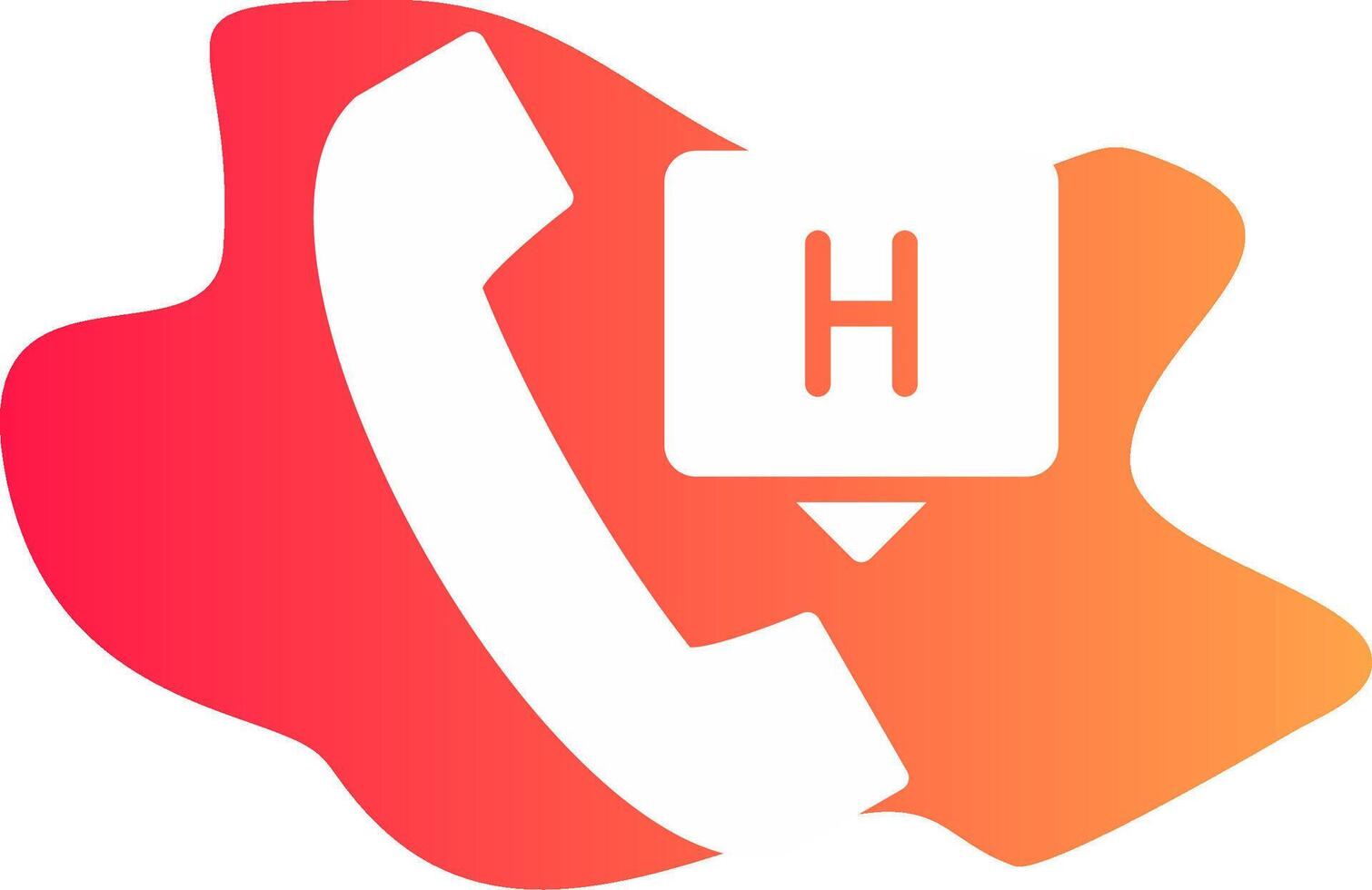 Emergency Call Creative Icon Design vector