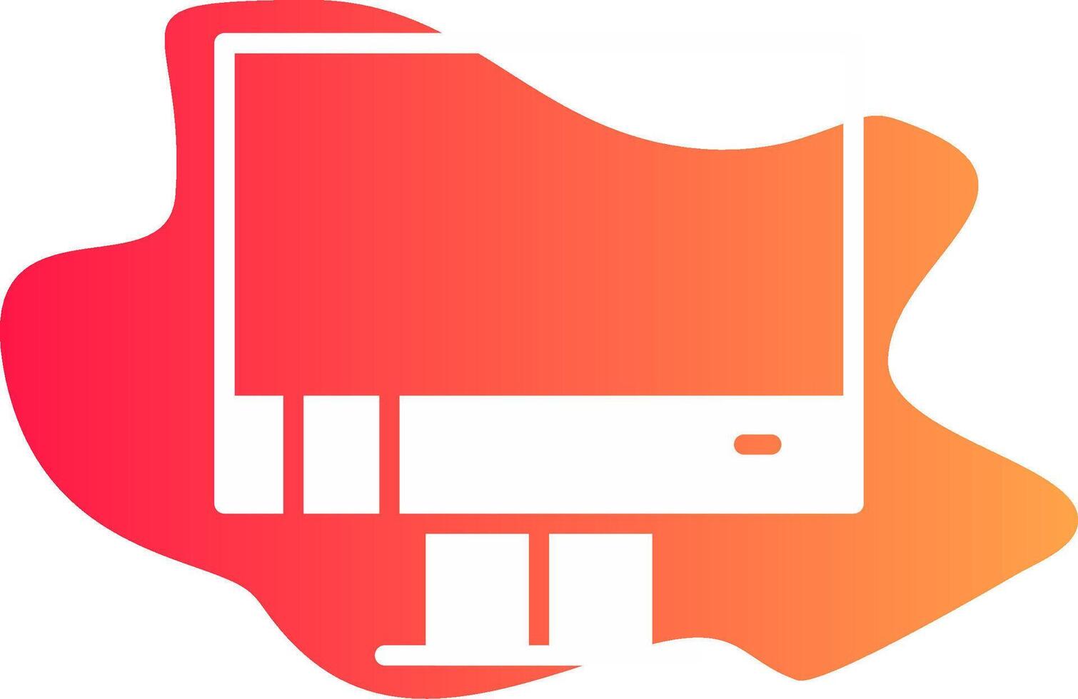 Television Creative Icon Design vector