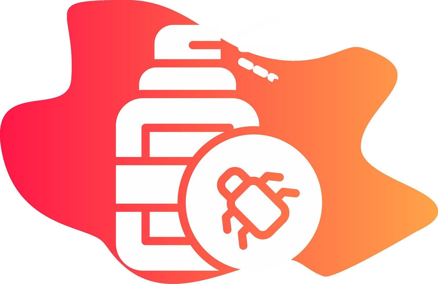 Spray Bottle Creative Icon Design vector