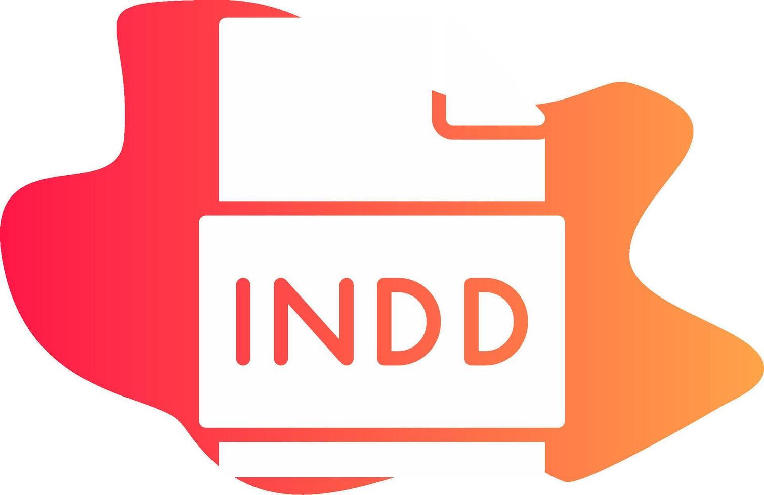 Indd File Creative Icon Design vector