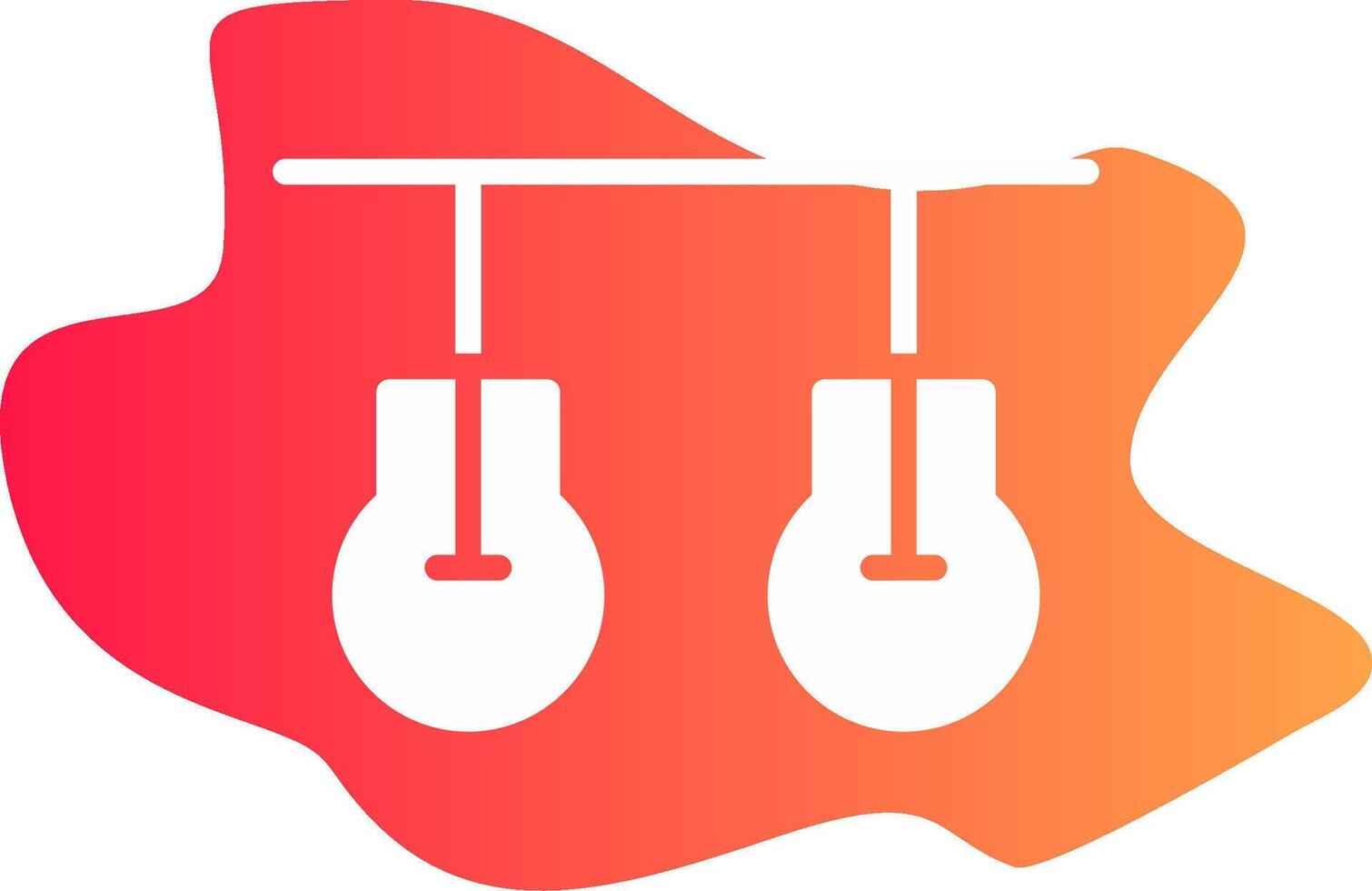 Ceiling Light Creative Icon Design vector