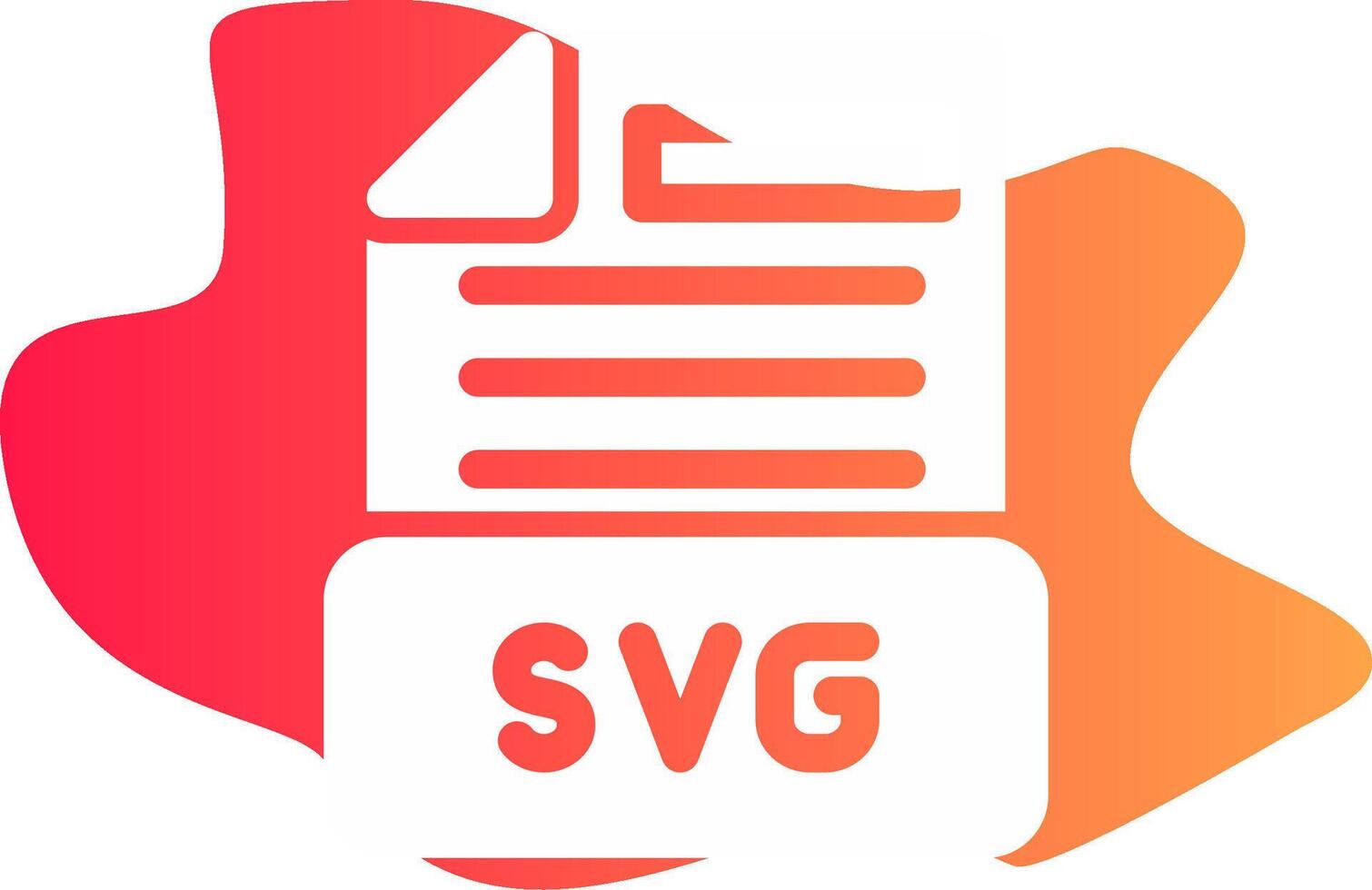 Svg File Creative Icon Design vector