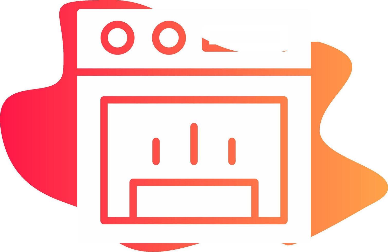 Stove Creative Icon Design vector