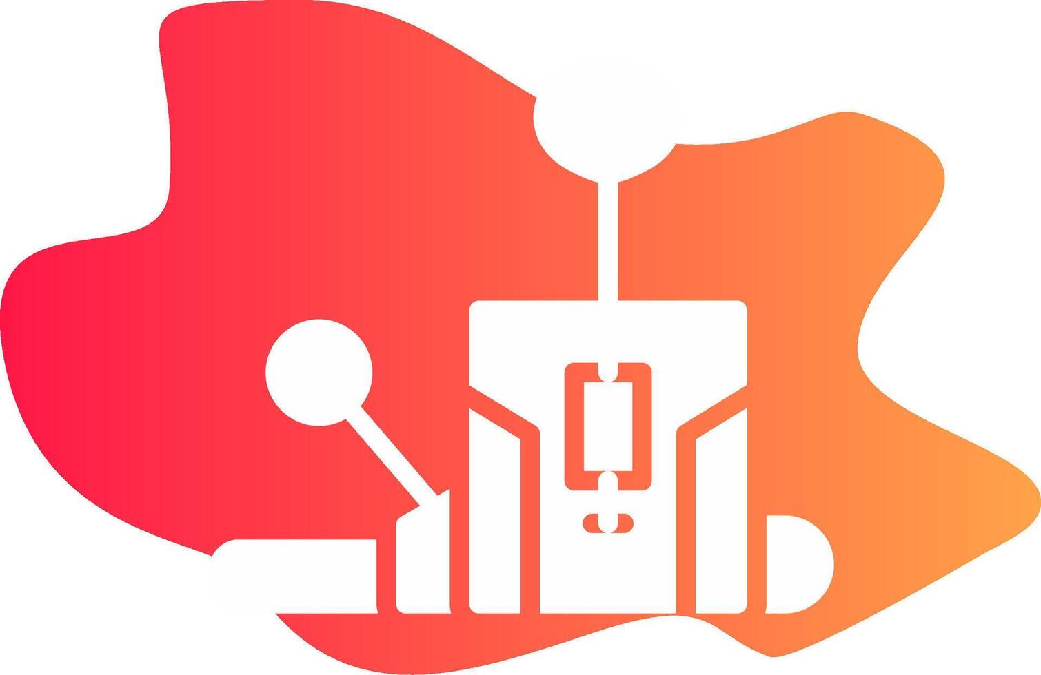 Pilates Chair Creative Icon Design vector