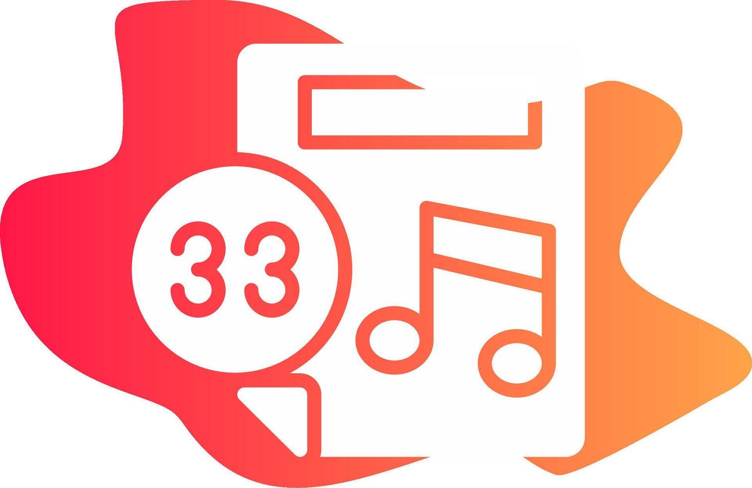 Music Score Creative Icon Design vector