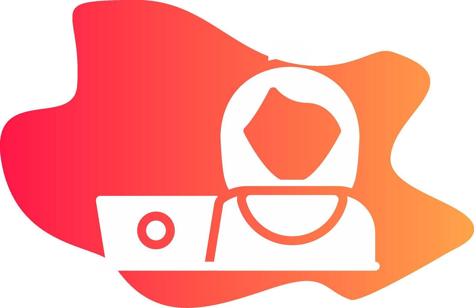 Hard At Work Creative Icon Design vector