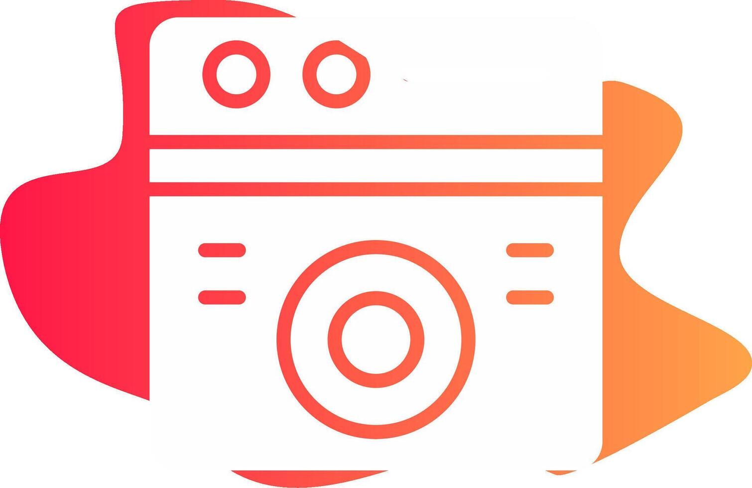 Washing Machine Creative Icon Design vector