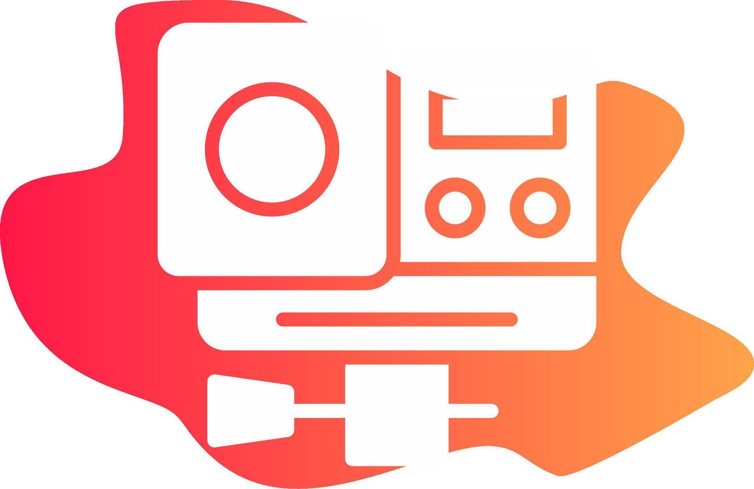 Action Camera Creative Icon Design vector