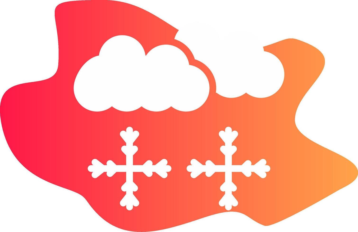 Snowy Creative Icon Design vector