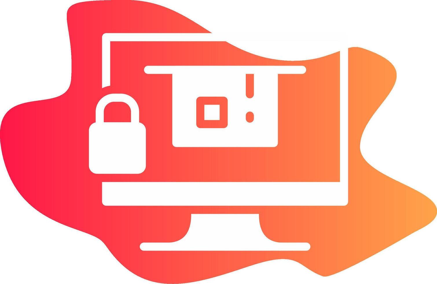 Blocked Creative Icon Design vector