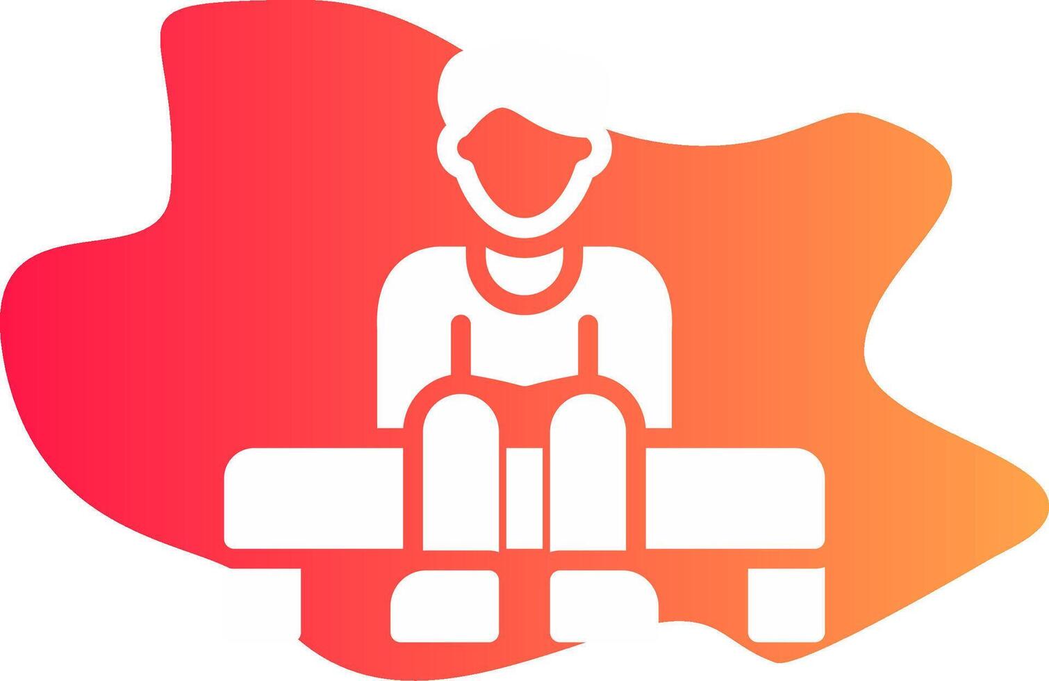 Loneliness Creative Icon Design vector