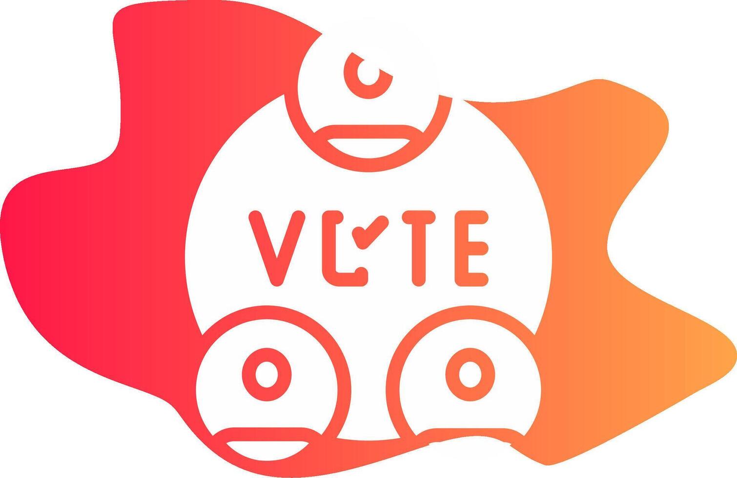 diseño de icono creativo de elecciones vector