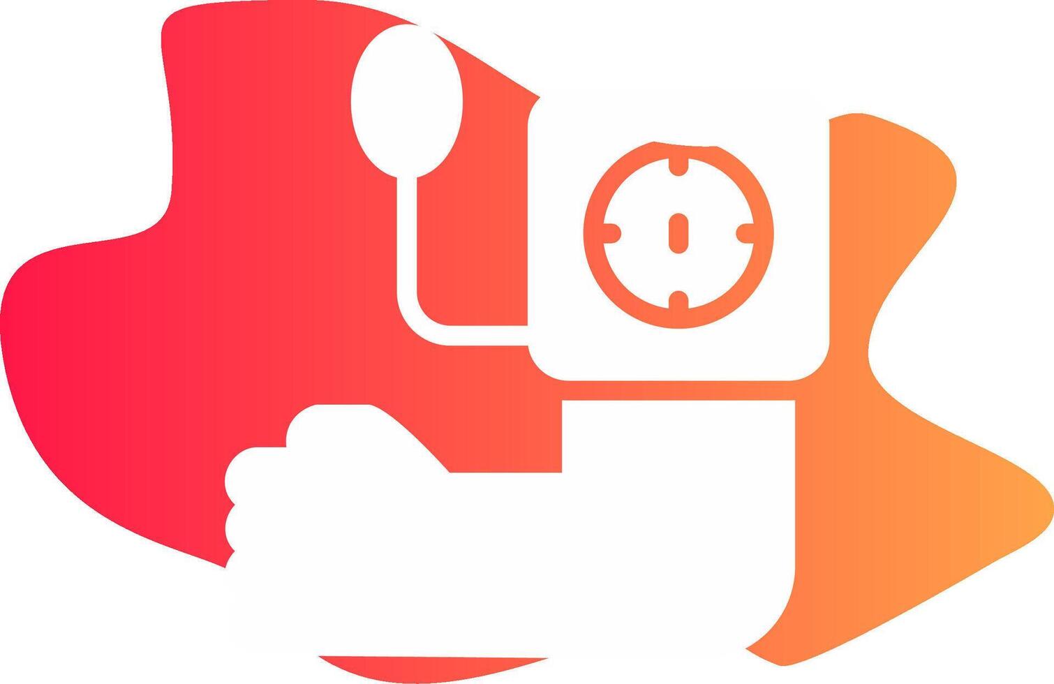 Blood Pressure Creative Icon Design vector