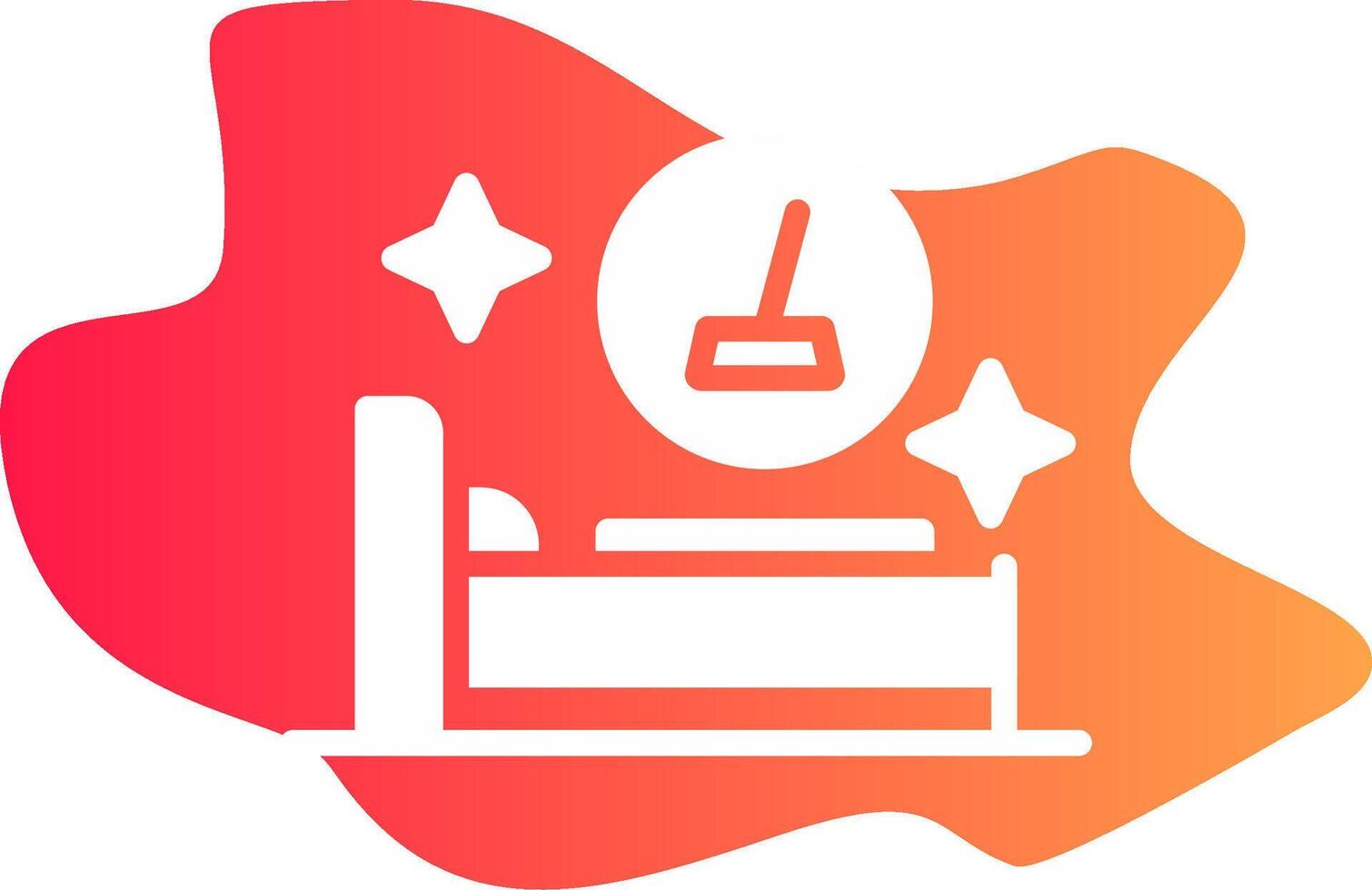 Airbnb Cleaning Creative Icon Design vector