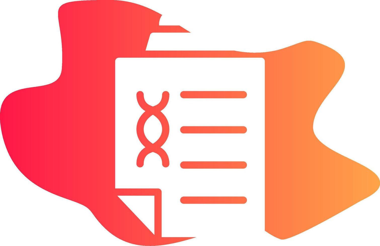 DNA Test Creative Icon Design vector